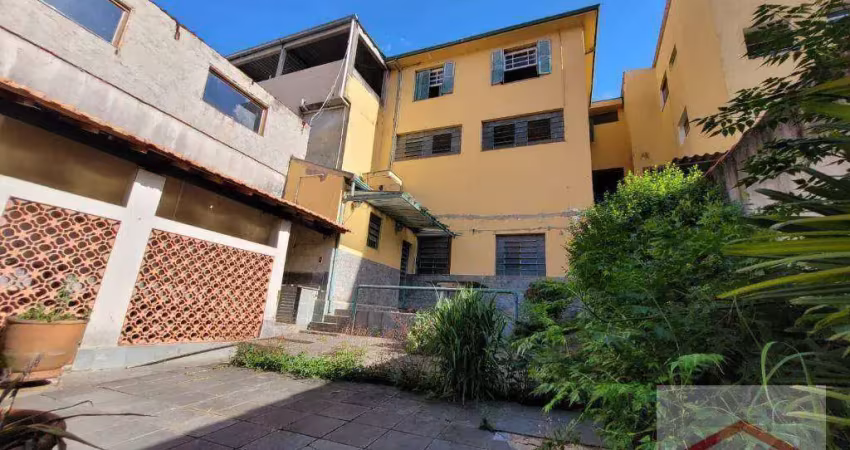 Imóvel com  3 casas e 1 salão comercial à venda, 348 m² por r$ 970.000 - jardim pacaembu - jundiaí/sp
