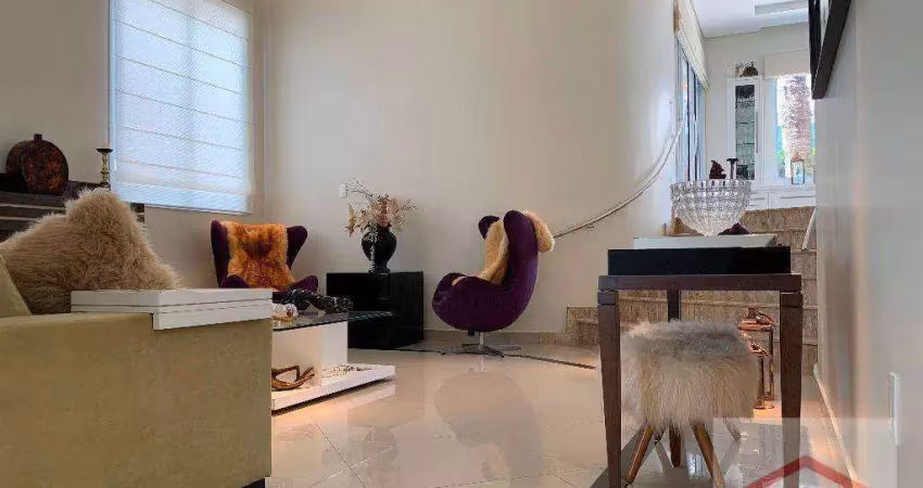 Casa com 4 suítes à venda, 585 m² - condomínio terras de são carlos - jundiaí/sp.