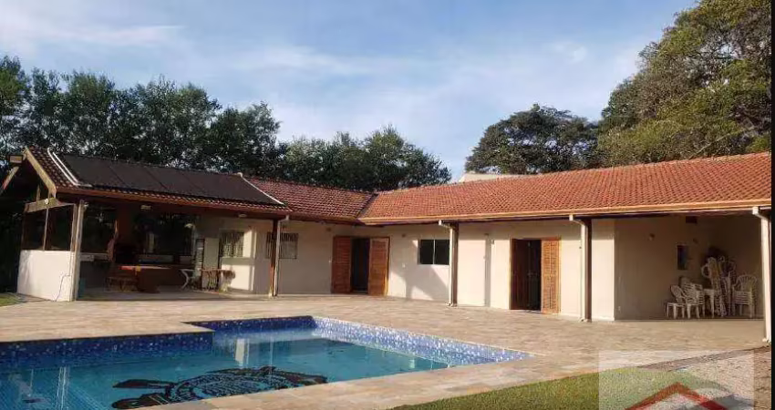 Chácara com 4 suítes para alugar, 5800 m² por r$ 12.000/mês - jardim itália - jundiaí/sp