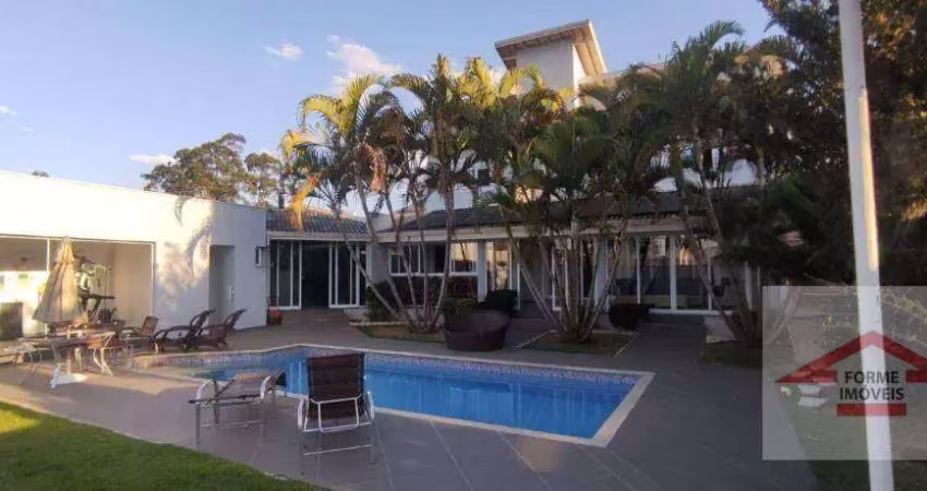 Casa mobiliada com 3 quartos sendo 2 suítes à venda, 365 m² condomínio terras de são carlos por r$ 3.990.000  - caxambú  jundiaí/sp.