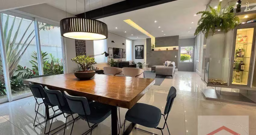 Casa com 3 suítes à venda, 300 m² condomínio quinta do lago por r$ 2.790.000 - jardim novo mundo - jundiaí/sp.