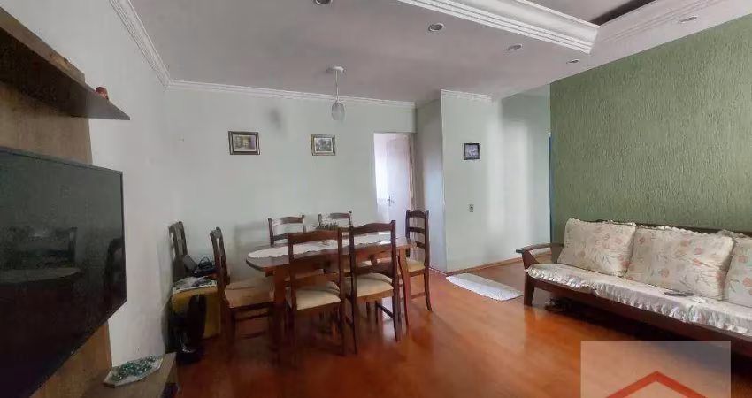 Apartamento com 3 dormitórios à venda no cond. residencial chácara das flores, 70 m² por r$ 420.000 - jardim santa teresa - jundiaí/sp