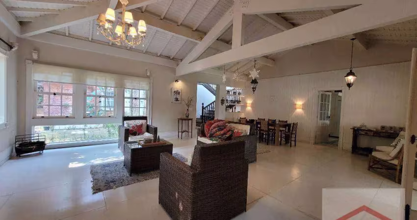 Casa com 5 quartos, sendo 3 suítes - 511 m² - venda por r$ 4.200.000 ou aluguel por r$ 17.900,00 - cond teresa cristina - jundiaí/sp.