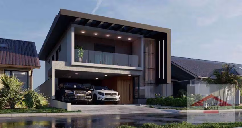 Casa com 3 suítes à venda no cond. brisas da mata, 276 m² por r$ 2.920.000 - recanto quarto centenário - jundiaí/sp