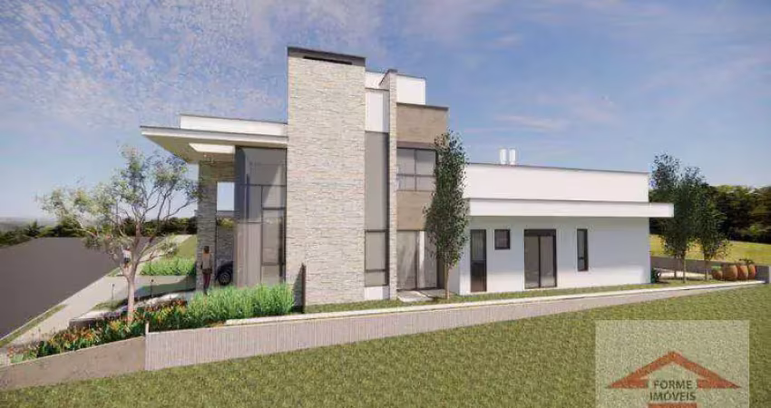 Casa à venda - 3 suítes  com 241 m² por r$ 2.690.000 condomínio brisas, jardim samambaia, jundiaí/sp