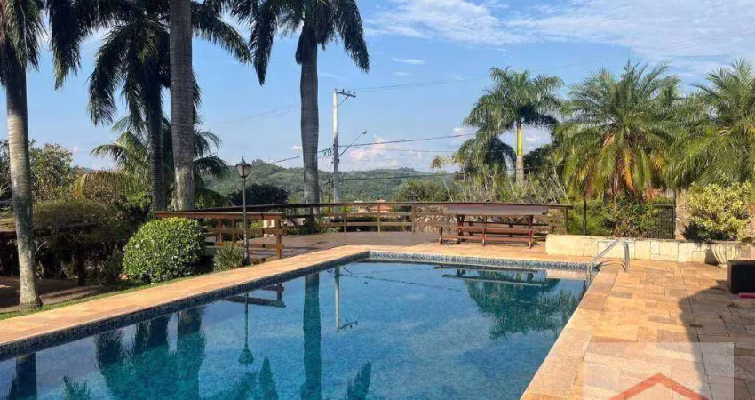 Chácara com 4 dormitórios à venda, 5750 m² por r$ 4.000.000,00 - caxambu - jundiaí/sp