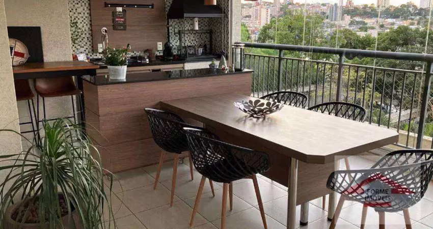 Apartamento com 3 suítes à venda no arte prime, 216 m² por r$ 2.200.000 - jardim são bento ( vila arens ) - jundiaí/sp