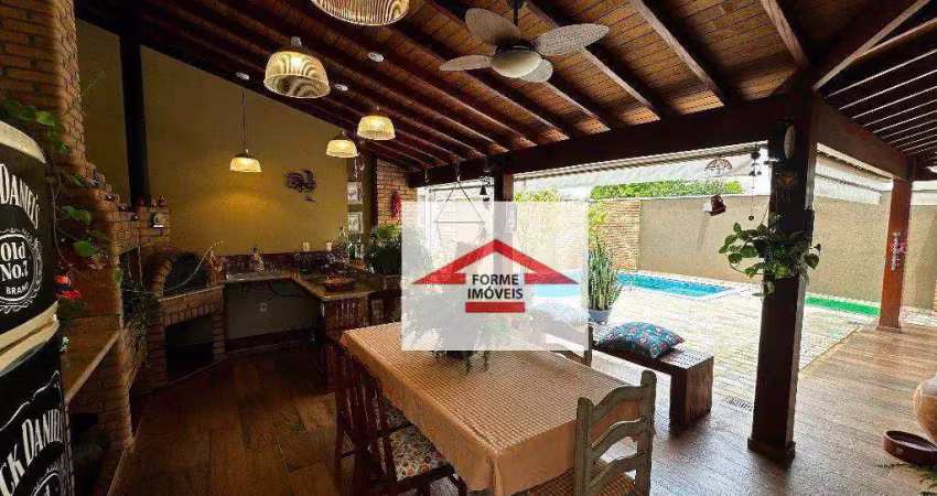 Casa com 6 dormitórios à venda no Cond. Santa Tereza, 479 m² por R$ 3.500.000 - Jardim Santa Teresa - Jundiaí/SP