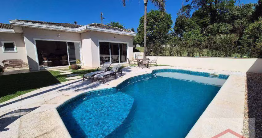 Casa térrea com 4 suítes à venda, 448 m² por r$ 2.800.000 - cond. terras de são carlos - jundiaí/sp