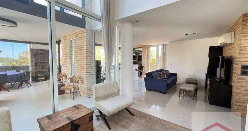 Casa com 3 quartos, 300 m² - venda por r$ 4.500.000 ou aluguel por r$ 19.000,00/mês - cond. veduta rossa - cidade santos dumont - jundiaí/sp