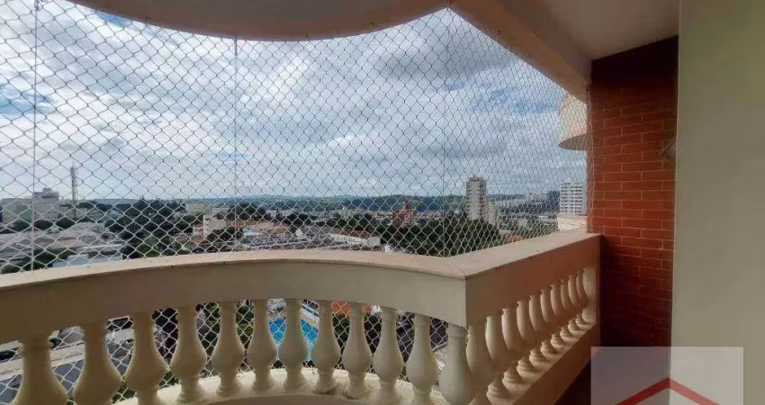 Apartamento de 220 m² com 4 quartos para alugar por r$ 5.500/mês (pacote condomínio + iptu inclusos) edifício acapulco, centro, jundiaí/sp