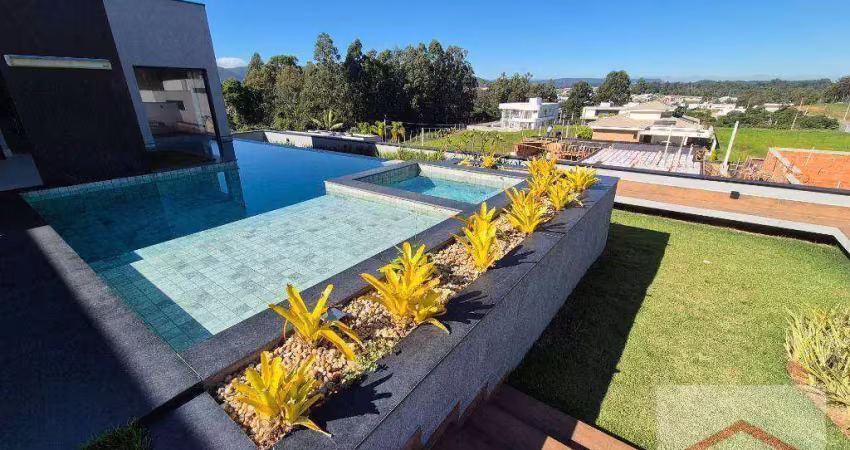 Casa térrea com 4 suítes à venda, 480 m² por r$ 3.900.000 - terras da alvorada - medeiros - jundiaí/sp