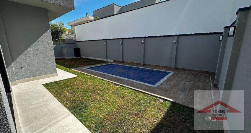 Casa com 3 dormitórios, todas suítes para alugar no portal da primavera, 265 m² por r$ 14.900/mês - engordadouro - jundiaí/sp