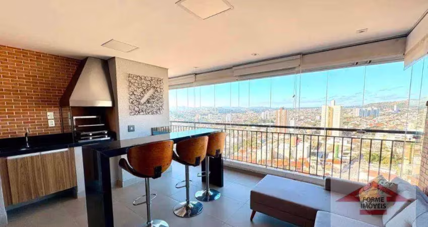 Apartamento com 3 dormitórios, todas suítes, à venda, alta vista - unique ,144 m² por r$ 2.230.000 - vila virgínia - jundiaí/sp