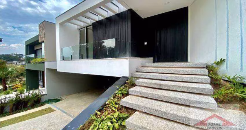 Casa com 4 quartos, sendo 3 suítes à venda, 370 m² por r$ 3.980.000 no condomínio brisas do lago jardim samambaia - jundiaí/sp.