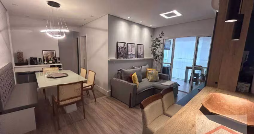 Apartamento com 2 quartos à venda, 74 m² por r$ 690.000 condomínio palazzos reale i, jardim bonfiglioli jundiaí/sp