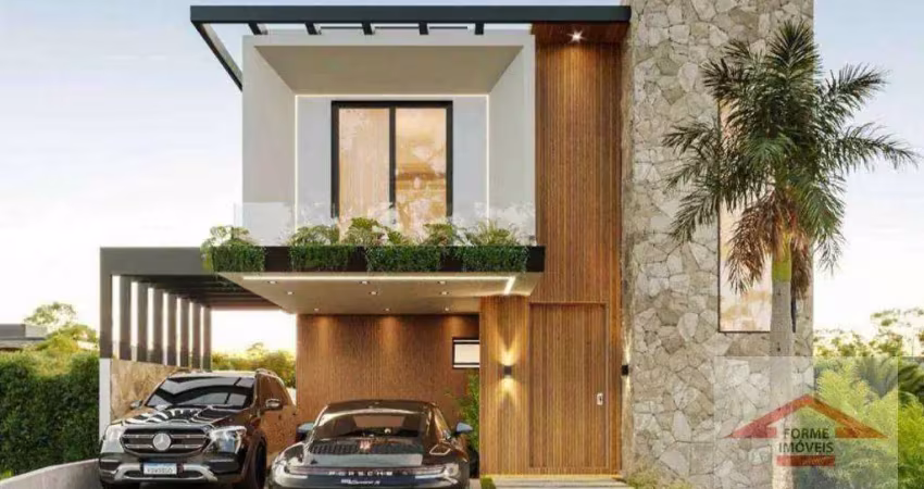 Casa com 3 suítes à venda, 220 m² por r$ 2.280.000 condomínio residencial lago azul recanto quarto centenário  jundiaí/sp