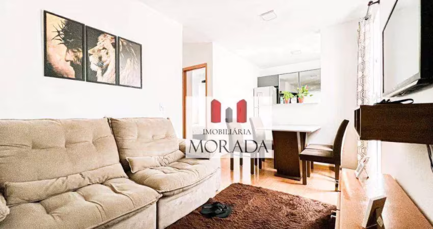Apartamento com 2 dormitórios à venda, 48 m² por r$ 225.000,00 - parque interlagos - são josé dos campos/sp