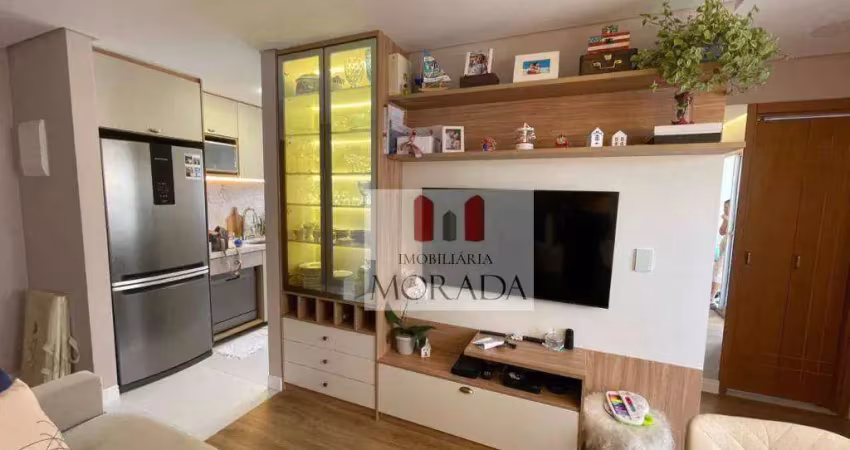 Apartamento com 2 dormitórios à venda, 45 m² por r$ 420.000 - jardim sul - são josé dos campos/sp