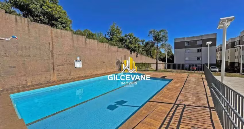 Apartamento à venda, 43 m² por r$ 160.000,00 - jardim iruama - campo largo/pr