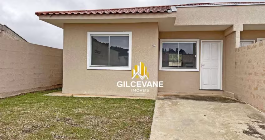 Casa com 3 dormitórios à venda, 56 m² por r$ 365.000 - palmital - colombo/pr
