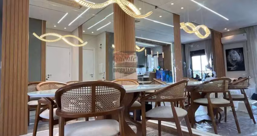 Apartamento à venda no swiss park, com 78 m², 3 dormitórios, em campinas sp