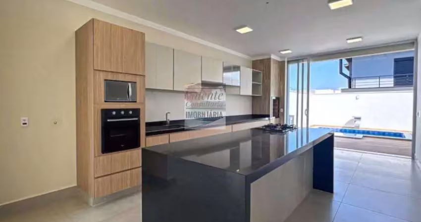 Casa térrea com 3 suítes, à venda, em condomínio royal garden em paulínia -sp