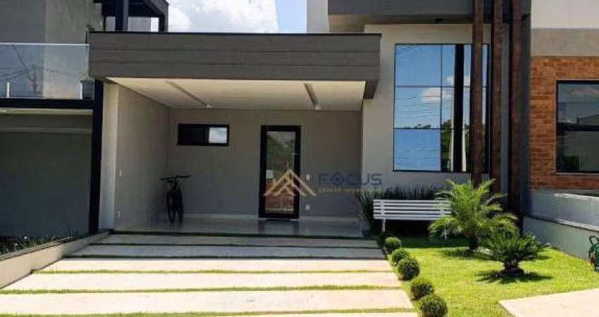 Casa com 3 dormitórios à venda, 143 m² por R$ 1.250.000 - Jardim Mantova - Indaiatuba/SP - Focus Gestão Imobiliária
