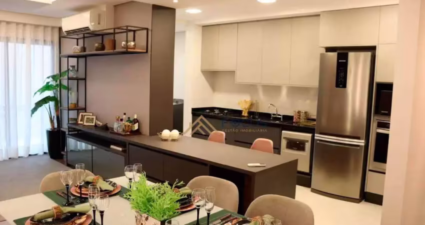 Apartamento com 3 dormitórios à venda, 112 m² por r$ 1.100.000,00 - portal do paraíso ii - jundiaí/sp