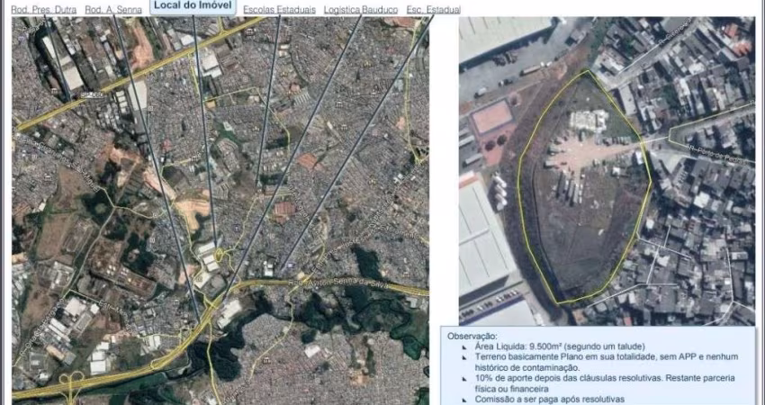 Terreno à venda, 11470 m² por R$ 6.600.000,00 - Pimentas - Guarulhos/SP