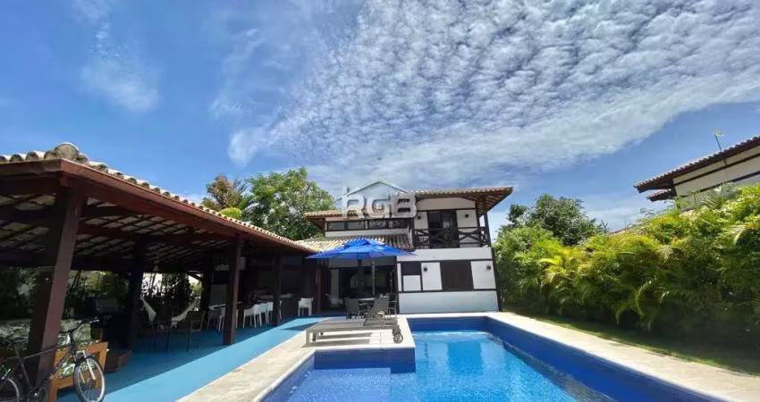 Casa 5 suítes alto padrão em praia do forte r$ 4.650.000,00