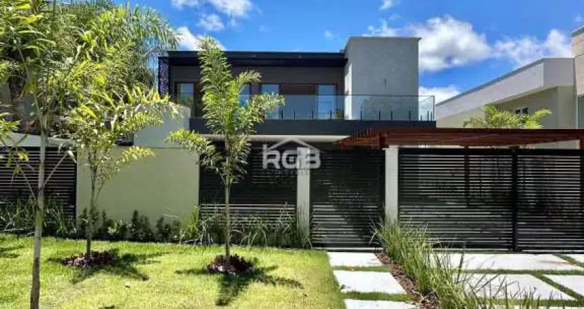 Linda casa 5 suítes nascente no alphaville litoral norte 1 r$ 2.950.000,00