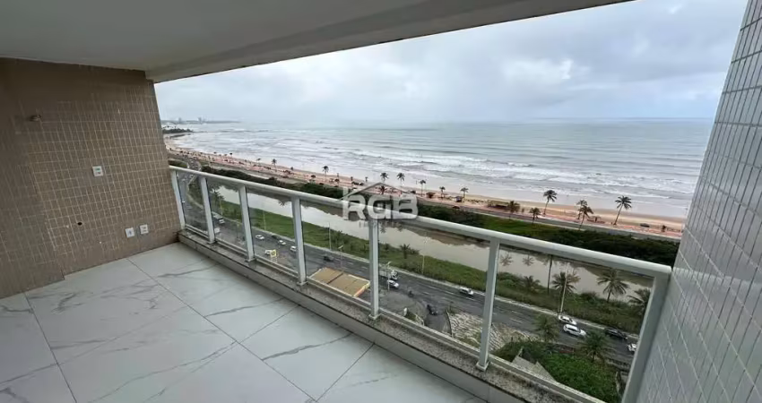 Apartamento 1/4 e sala frente mar em jaguaribe r$ 530.000,00