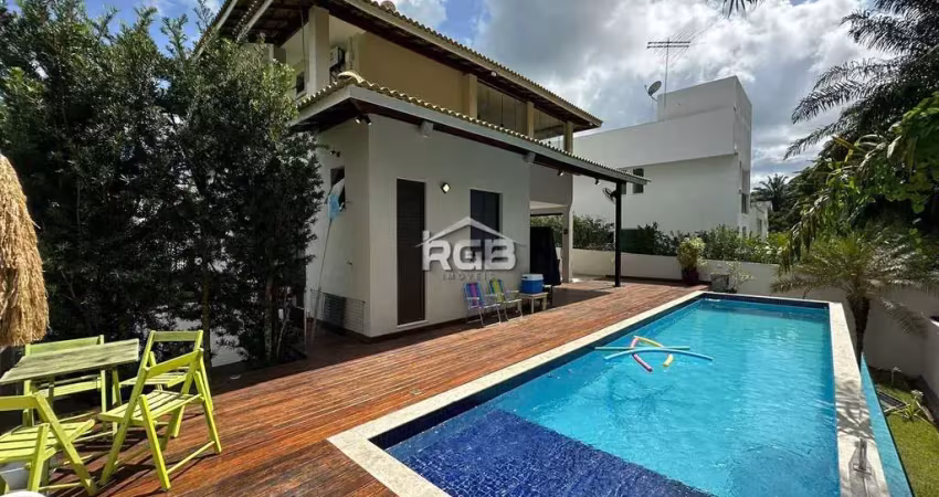 Casa 4 suítes fino acabamento em alphaville litoral norte 1 r$ 1.899.000,00