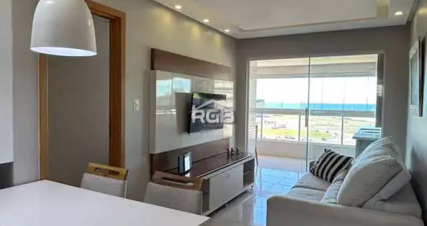 Quarto e sala vista mar porteira fechada em jardim armação r$ 505.000,00