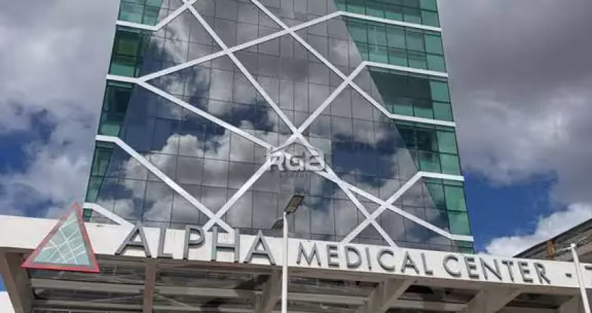 Sala comercial 30m² andar alto no alpha medical plus r$ 295.000,00