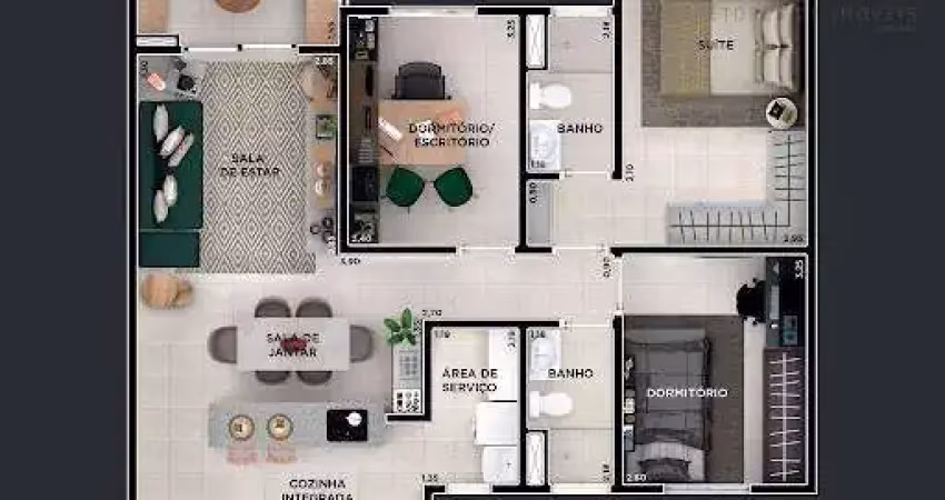 Apartamento com 3 quartos à venda na Avenida Caetano Gornati, 1505, Engordadouro, Jundiaí