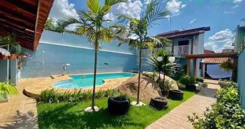 Casa c/ 3 dorm. área gourmet e piscina no residencial flamboyant