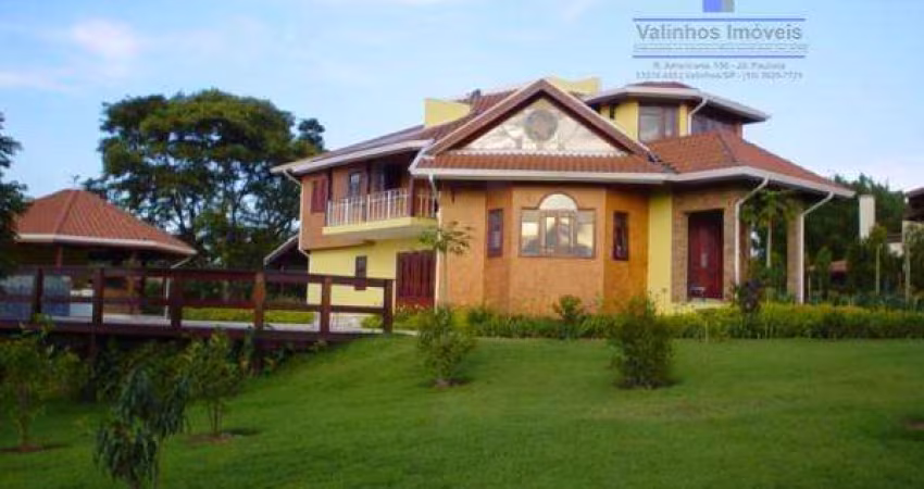 Casa Residencial à venda, Cond. Chacara Flora, Valinhos - CA0082.