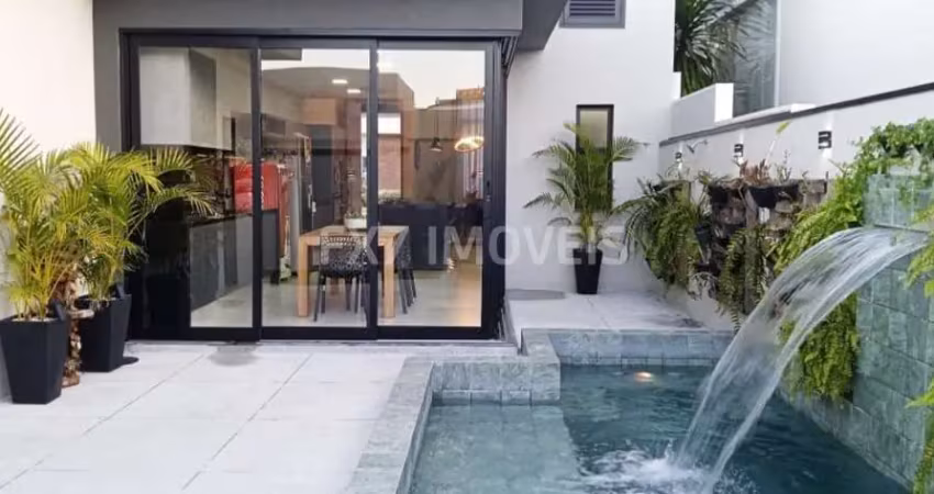 Luxuosa Casa de Condomínio à Venda em Campinas-SP, no Swiss Park: 3 Quartos, 3 Suítes, 3 Salas, 5 Banheiros, 4 Vagas - 207m²