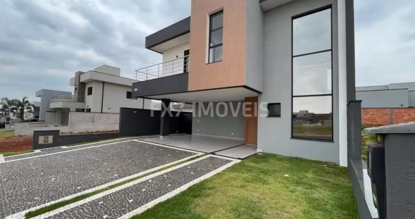 Casa de condomínio de luxo com 4 quartos e 3 suítes no Parque Brasil 500 em Paulínia-SP - Imperdível!