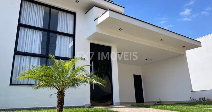 Linda Casa de Condomínio à Venda em Hortolândia-SP  3 Quartos, 3 Suítes, 2 Salas, 3 Banheiros, 4 Vagas - Jardim Golden Park Residence