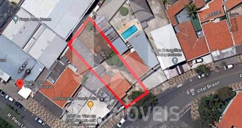 Terreno a venda no Jardim Bela Vista. Lote com 425m2 amplo