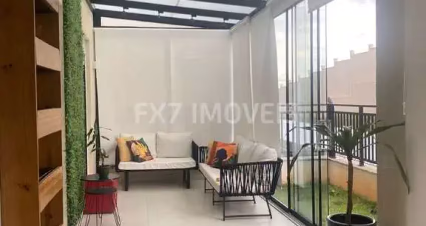 Apartamento garden no noville swiss park campinas com 130 metros