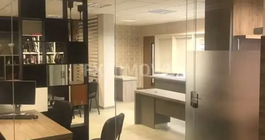Locação de sala comercial no Swiss Park, Campinas-SP: 2 banheiros, 1 vaga de garagem, 70m² de área. Confira!
