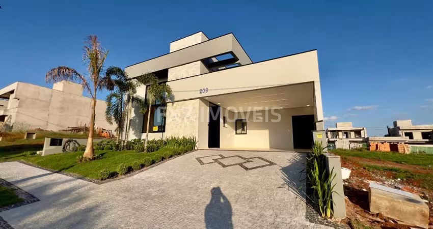 Casa em Condomínio Industrial de Luxo com 3 Suítes na Residencial Santorini, Paulínia-SP - Imperdível!