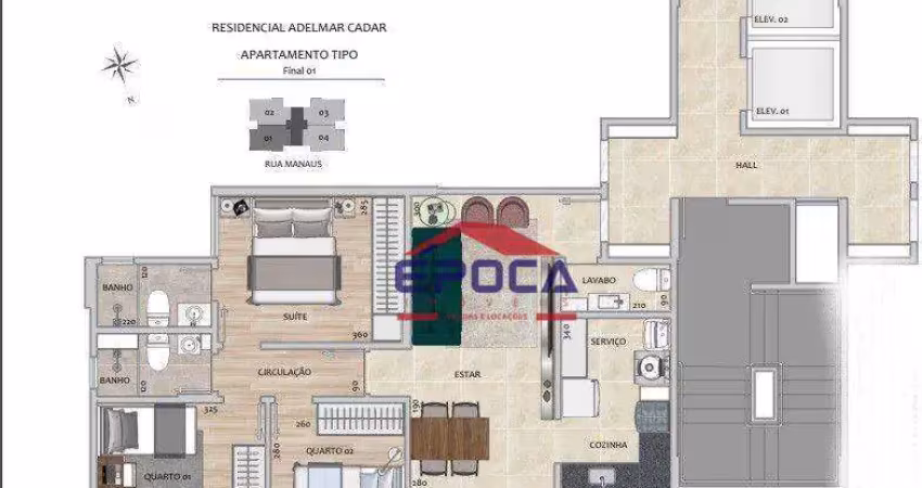 Apartamento à venda, 73 m² por R$ 1.220.000,00 - Santa Efigênia - Belo Horizonte/MG