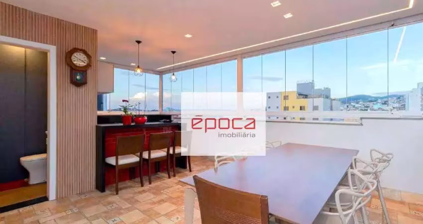 Cobertura com 3 dormitórios à venda, 152 m² por r$ 980.000 - santa efigênia - belo horizonte/mg