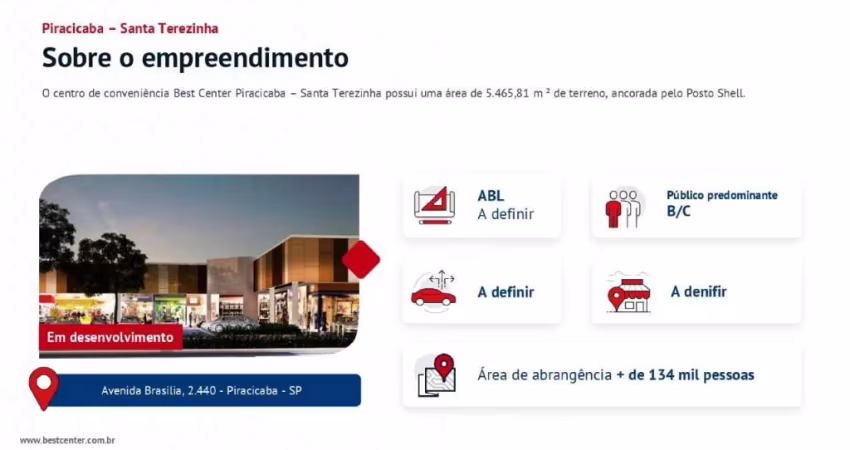 Sala Comercial para aluguel, 42 vagas, Vila Industrial - Piracicaba/SP