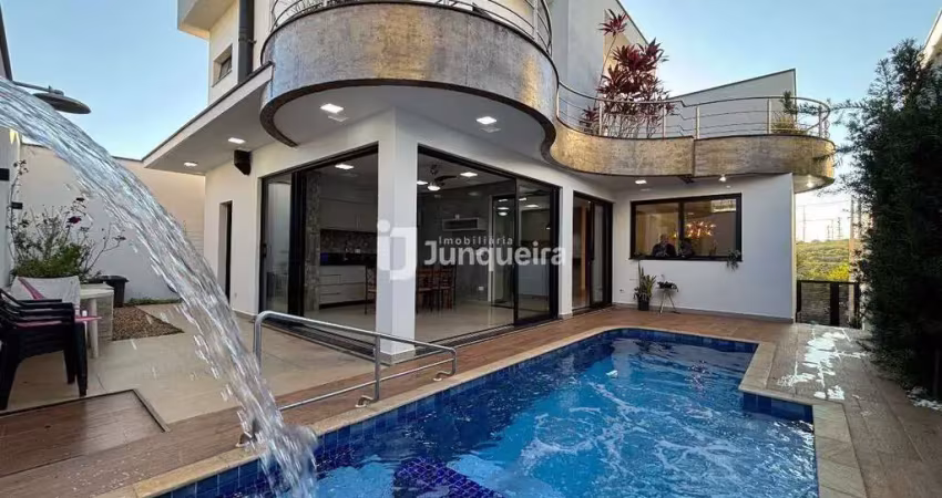 Casa em condomínio à venda, 3 quartos, 3 suítes, 4 vagas, santa rosa - piracicaba/sp